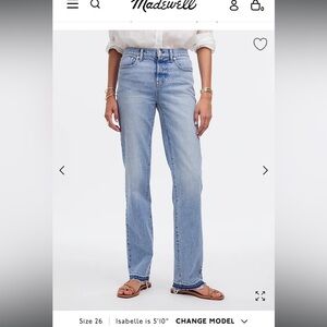Madewell The '90s Straight Mid-Rise Jean